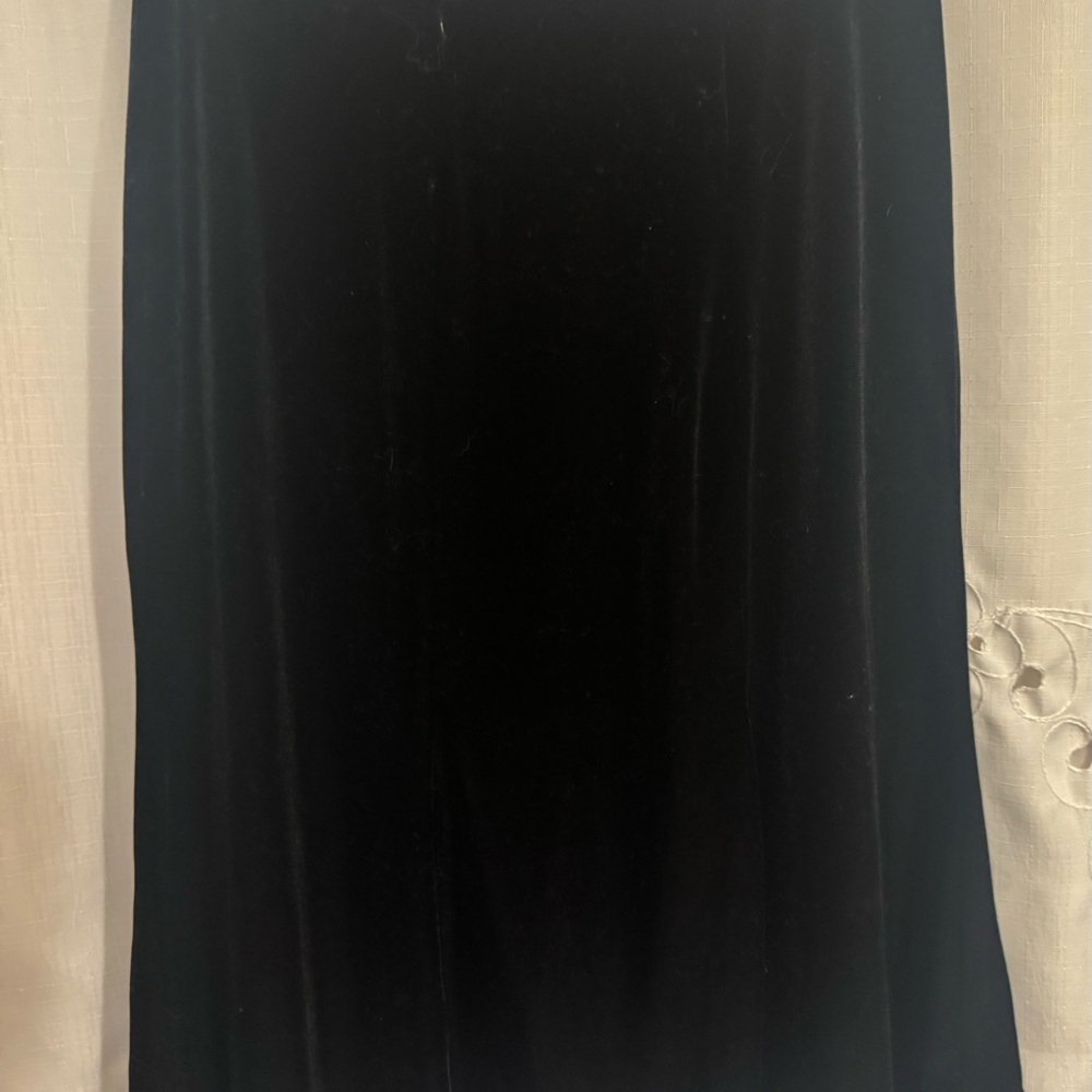 Beautiful Black Velvet Skirt